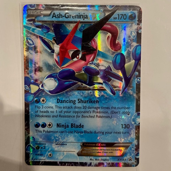 pokemon cards ash greninja ex Ash-Greninja EX - PSA 6 main image 0